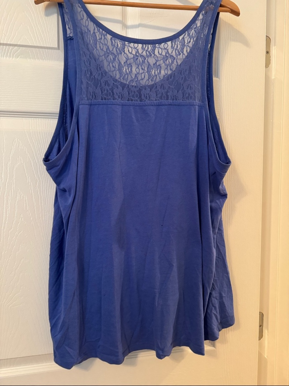 torrid Blue Lace-Back Batman Logo Tank - Picture 6 of 6